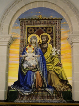 holy family at st anne de beaupre